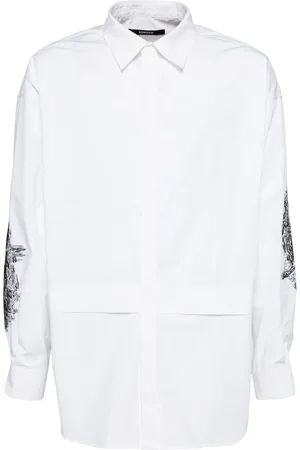 SONGZIO Sleeve embroidered shirt