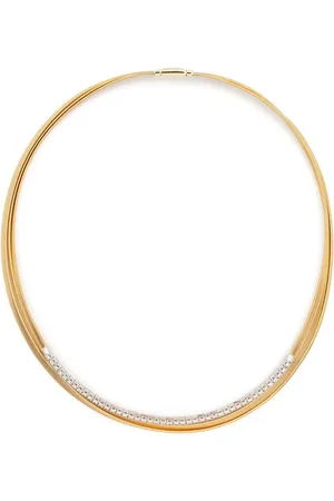 Marco Bicego 18kt yellow multi-strand diamond necklace