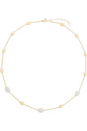 Marco Bicego 18kt yellow Siviglia diamond necklace