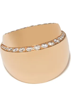 De Grisogono 18kt rose gold layered diamond ring