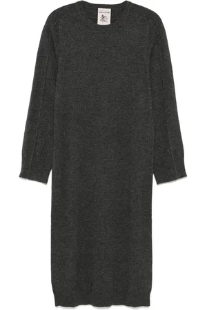 SEMICOUTURE Fine-knit midi dress