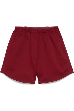 FORTE FORTE Twill cotton shorts