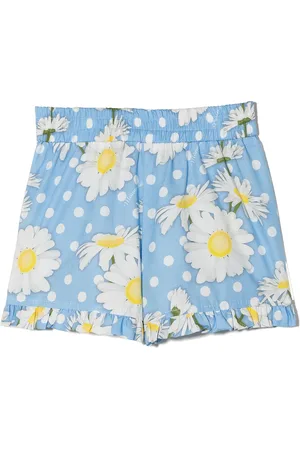 MONNALISA Floral-print ruffled shorts