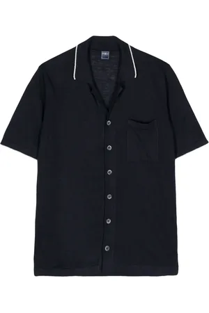 FEDELI Jazz fine-knit shirt