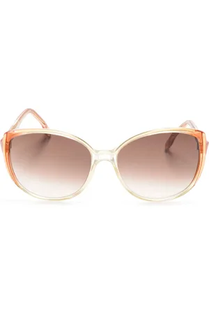 Saint Laurent 1970s gradient oversize-frame sunglasses