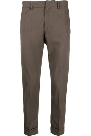 LOW BRAND Cropped tapered trousers
