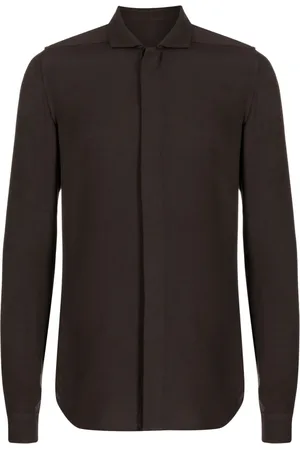 Rick Owens Plain long-sleeve shirt
