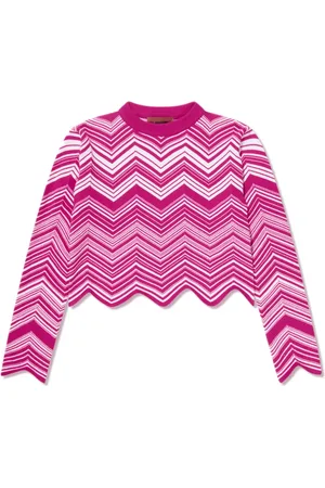Missoni Knitted zigzag cropped jumper