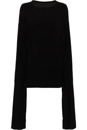 YOHJI YAMAMOTO Layered hanging sleeves top