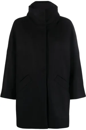 HERNO High-neck single-breasted coat
