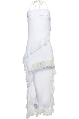 ESTER MANAS Carmen ruffled asymmetric dress