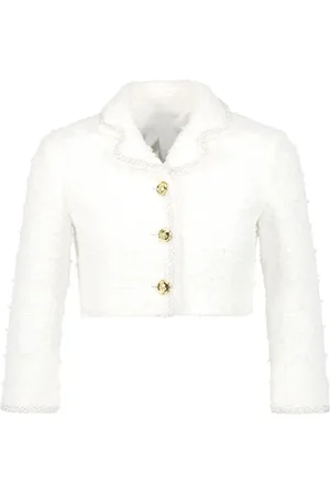 Giambattista Valli Cropped tweed jacket