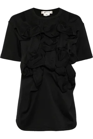 Comme des Garçons Gathered cut-out T-shirt