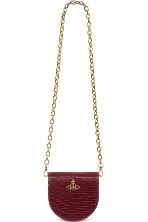 Vivienne Westwood Lizard saddle crossbody bag