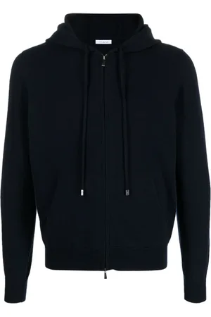 Malo Zip-up cashmere hoodie