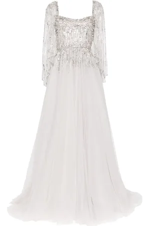 Jenny Packham Bunny Blooms sequin-embellished gown