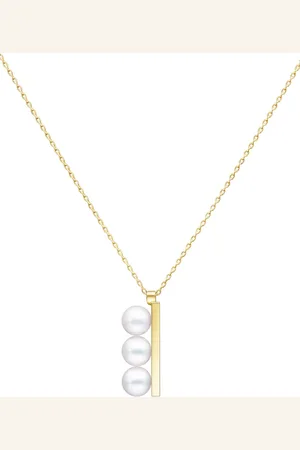 Tasaki 18kt yellow Balance Plus Neo pearl necklace
