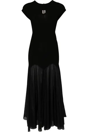 Rick Owens Divine panelled godet dress