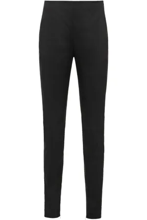 Prada High-waisted slim-cut trousers