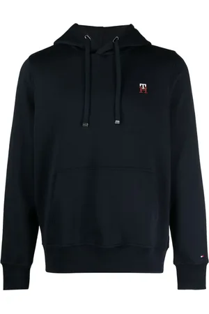 Tommy Hilfiger Logo-embroidered cotton-blend hoodie