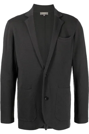 N.PEAL Fine-knit V-neck jacket