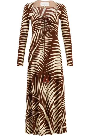 JOHANNA ORTIZ Eternam Tropical midi dress