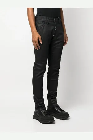 Philipp Plein Premium Skull low-rise slim-cut jeans