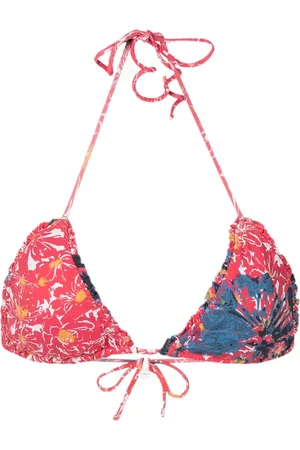 CLUBE BOSSA Lieve floral-print bikini top