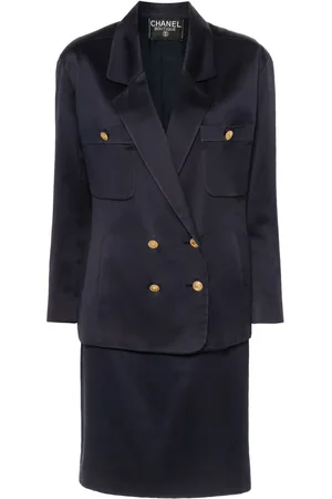 CHANEL 1990s double-breasted suit