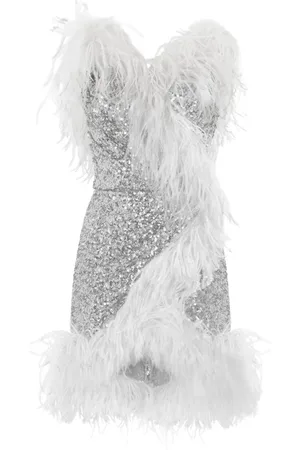 Dolce & Gabbana Sequinned wrap minidress