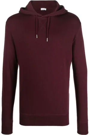 CARUSO Embroidered-logo detail hoodie