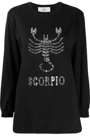 Alberta Ferretti Leo crystal-embellished jumper