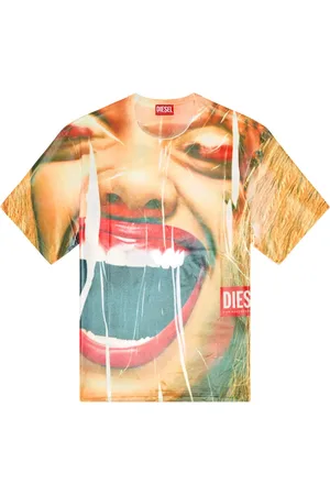 Diesel T-Wasbircoo cotton T-shirt