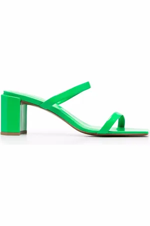 By Far Tanya double-strap square-toe sandals