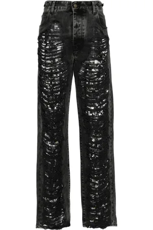 DARKPARK Karen distressed tapered jeans