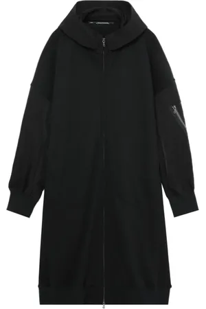JULIUS Hooded drop-shoulder coat