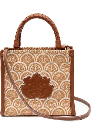 Isla Ibiza Sirena jacquard-print shoulder bag