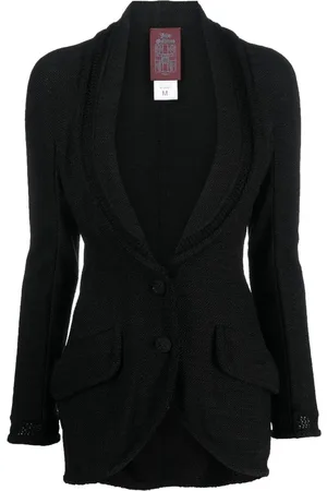 John Galliano 1990s crochet knit blazer