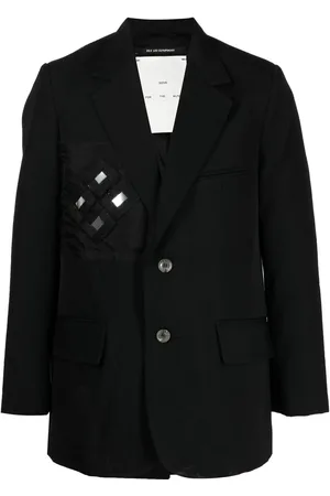 SONG FOR THE MUTE Appliqué detail single-breasted blazer