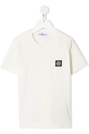 Stone Island Logo patch cotton T-shirt