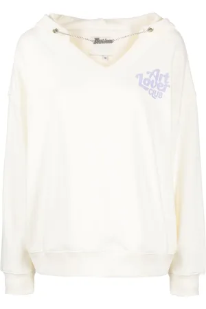 Musium Div. Logo-print jersey hoodie
