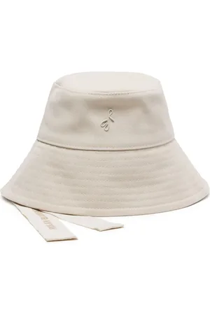 Ruslan Baginskiy Logo-appliqué cotton bucket hat