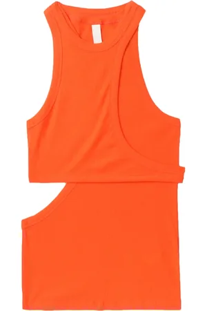 DION LEE Layered ribbed tank top