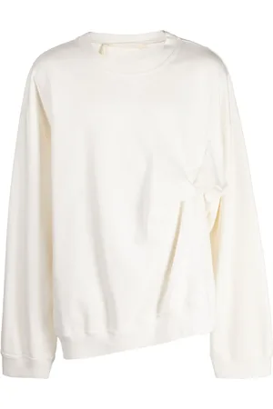 Marina Yee Ruched-detail cotton sweatshirt