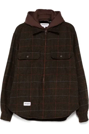 Chocoolate Layered hooded jacket