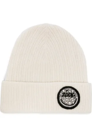 Zadig & Voltaire Logo-embellished merino-wool beanie