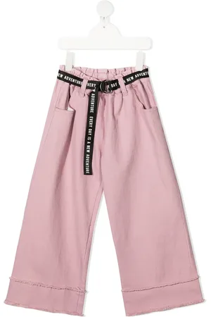 Le pandorine Belted wide-leg trousers