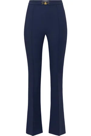 Elisabetta Franchi Horsebit-detail flared trousers