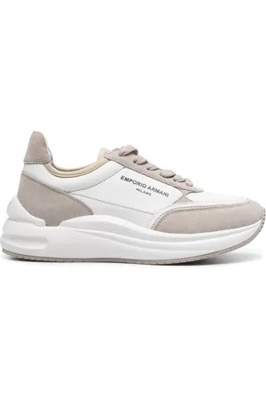 Emporio Armani Raised logo-detail sneakers