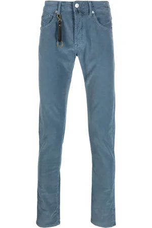Incotex Tapered-leg key-pendant jeans